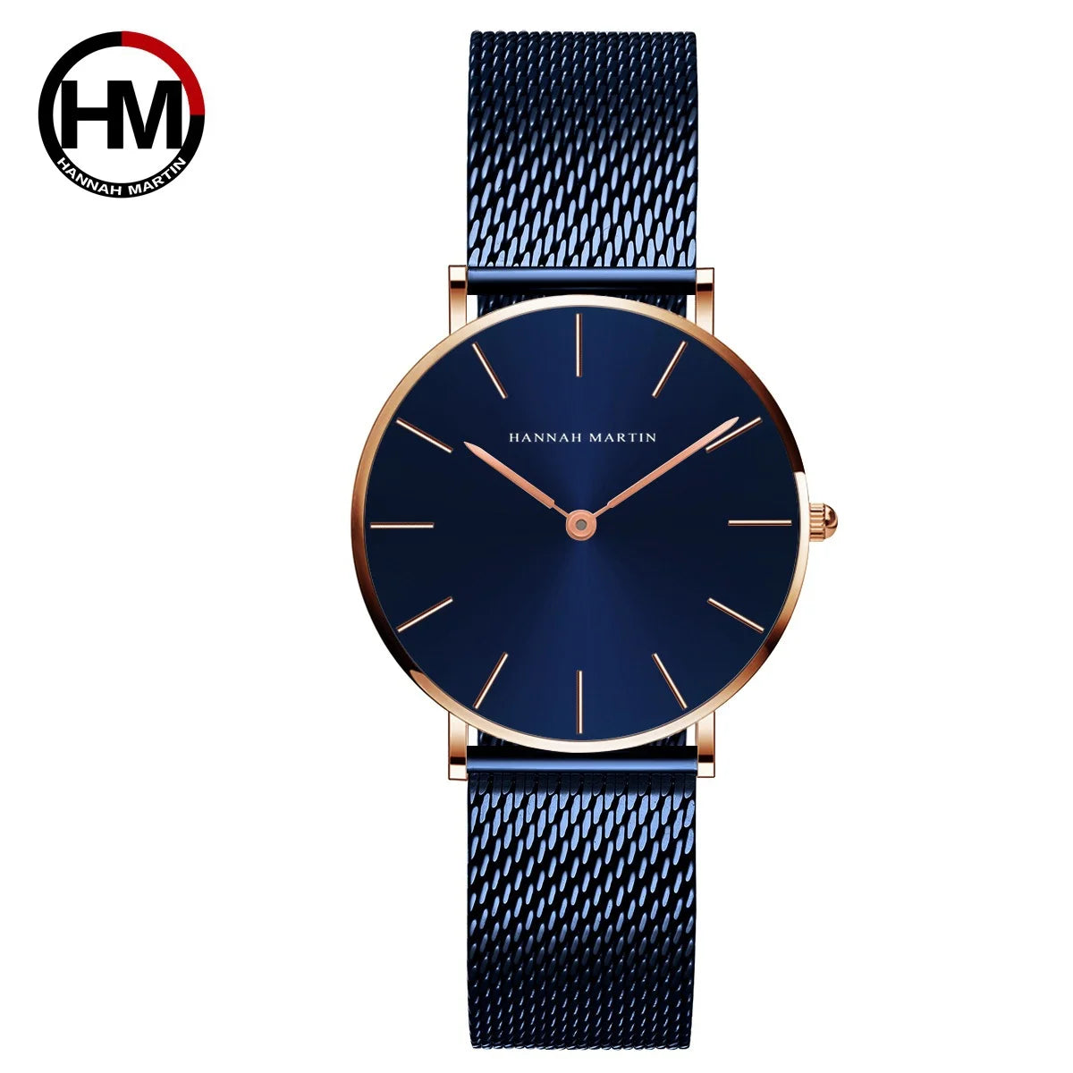 2023 New Women Bracelet Watch 1 Set Japan Quartz Movement Simple Rose Gold Stainless Steel Mesh Student Watches Relogio Feminino