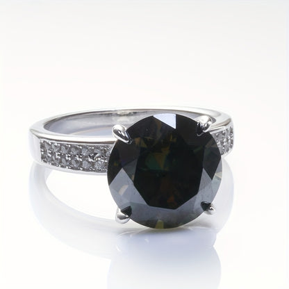 5ct Moissanite Ring 925 Sterling Silver Ring Multi Colors To Choose High Quality Jewelry For Engagement Wedding Scenes With Certificate And Gift Box