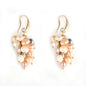 Genuine Freshwater Pearl Designer Cluster Dangle Drop Earrings