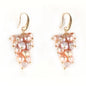 Genuine Freshwater Pearl Designer Cluster Dangle Drop Earrings