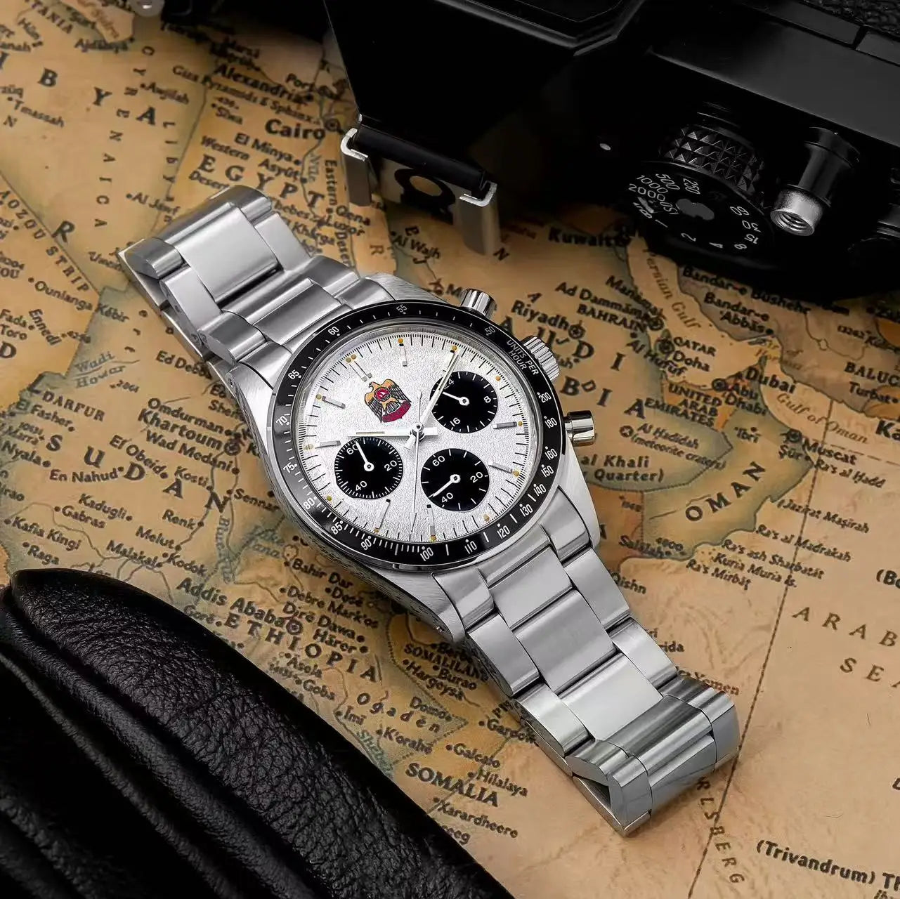 THORN Paul Newman K9 Glass Quartz Movement 37mm Vintage Couple Gift Custom Watch