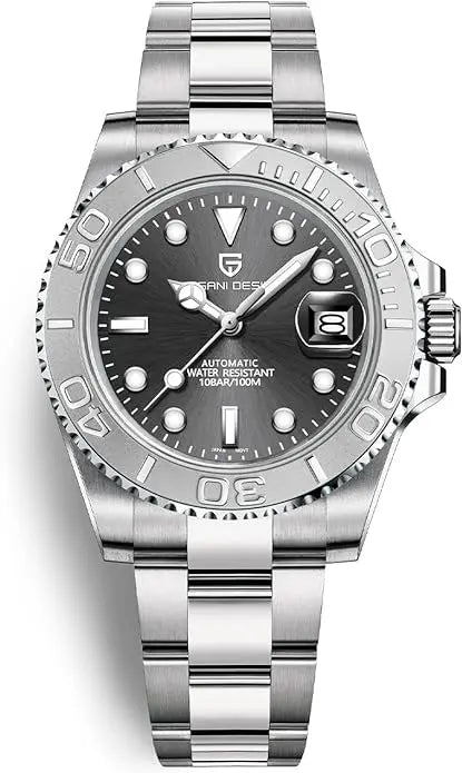 PAGANI DESIGN Original 40MM Men's Automatic Mechanical Watches NH35 Luxury Stainless Steel Waterproof Watch for Men Reloj PD1651