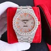 High Translucency VVS Real Diamond Moissanite Luxury Watches for Men Pointer Stainless Steel Passes High