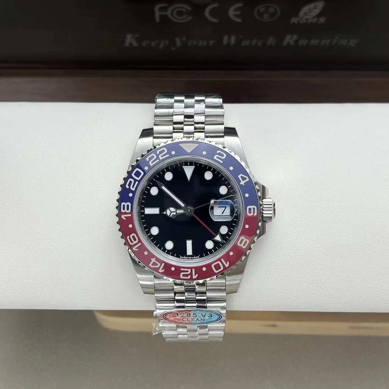 Brand Fashion Clean Factory 3235 3285 4132 4131 4130 Movement Stainless Steel Automatic Mechanical Watch