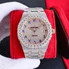 High Translucency VVS Real Diamond Moissanite Luxury Watches for Men Pointer Stainless Steel Passes High