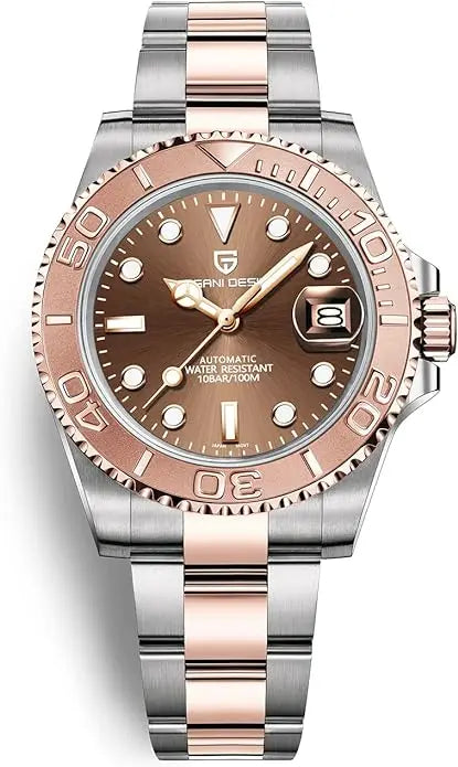 PAGANI DESIGN Original 40MM Men's Automatic Mechanical Watches NH35 Luxury Stainless Steel Waterproof Watch for Men Reloj PD1651