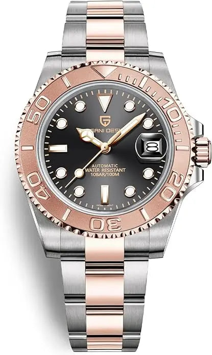 PAGANI DESIGN Original 40MM Men's Automatic Mechanical Watches NH35 Luxury Stainless Steel Waterproof Watch for Men Reloj PD1651