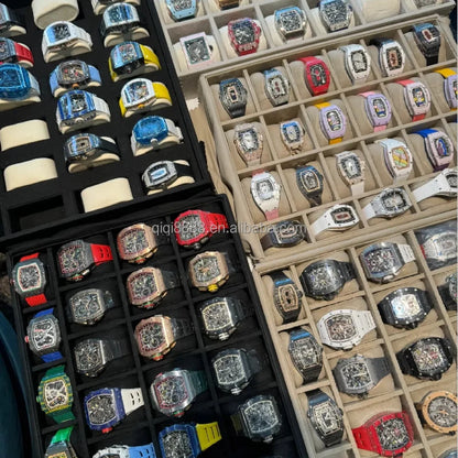 Hot Selling RLX Master Designed Fully Automatic Mechanical Watch Men's Calendar Watch Multifunctional Timing Watch