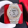 High Translucency VVS Real Diamond Moissanite Luxury Watches for Men Pointer Stainless Steel Passes High