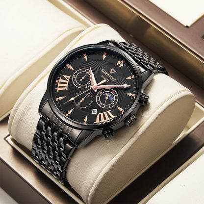 Wristwatch Quartz Watch Stainless Steel Buckle Glass Super Luminous Wristwatch