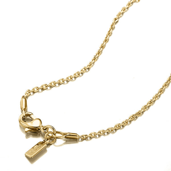18ct Yellow Gold Plated Anchor Chain Necklace