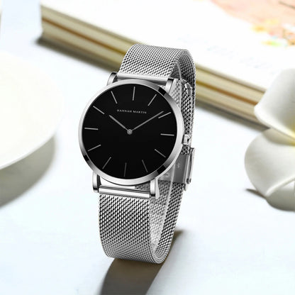 2023 New Women Bracelet Watch 1 Set Japan Quartz Movement Simple Rose Gold Stainless Steel Mesh Student Watches Relogio Feminino