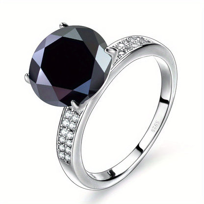 5ct Moissanite Ring 925 Sterling Silver Ring Multi Colors To Choose High Quality Jewelry For Engagement Wedding Scenes With Certificate And Gift Box